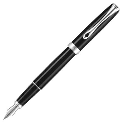 Diplomat D 20000080 Перьевая ручка Excellence А, Black Lacquer (Перо F)