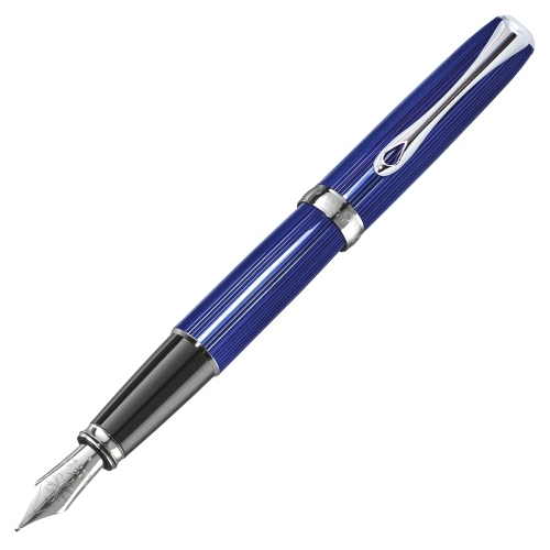 Diplomat D40215025 Перьевая ручка Excellence A2, Skyline Blue СТ (Перо М)