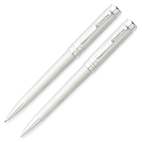 Franklin Covey FC0031-2 Набор Freemont: шариковая ручка и карандаш, Satin Chrome
