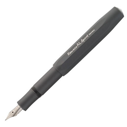 Kaweco 10000429 Перьевая ручка AL Sport, Black СТ (Перо EF - 0.5 мм)