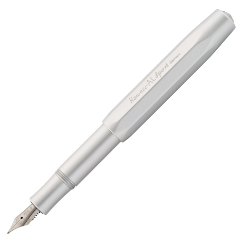 Kaweco 10000425 Перьевая ручка AL Sport, Silver СТ (Перо EF - 0.5 мм)