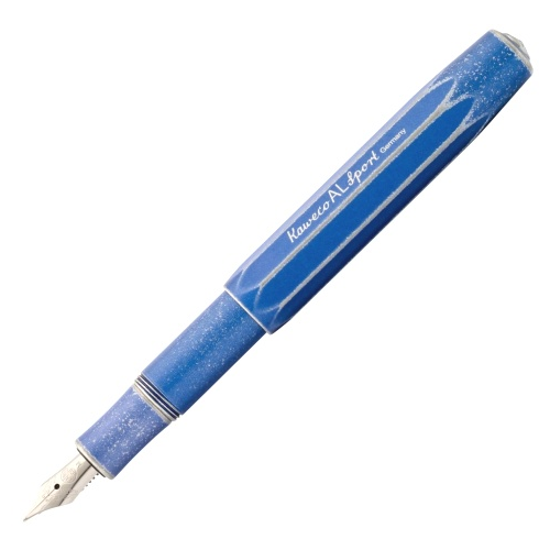 Kaweco 10000736 Перьевая ручка AL Sport, Stonewashed Blue СТ (Перо EF - 0.5 мм)