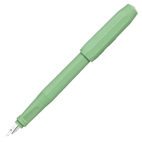 Kaweco 10002222 Перьевая ручка Perkeo, Jungle Green CT (Перо F - 0.7 мм)