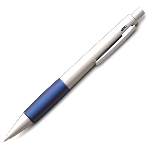 Lamy 295 AB Шариковая ручка Accent, палладий / синий алюминий