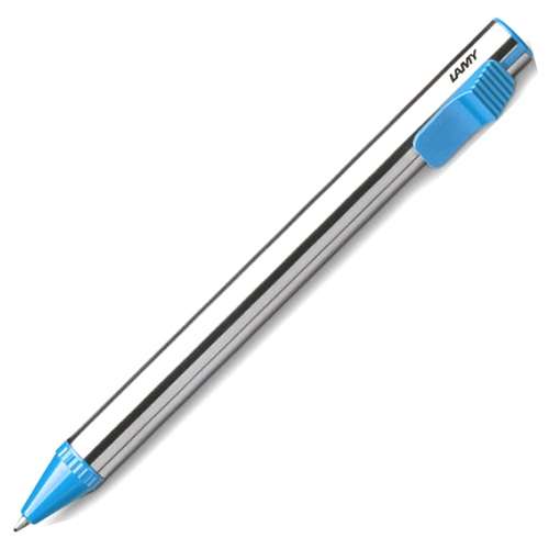 Lamy 250 BL Шариковая ручка Vivo, серебристый / синий