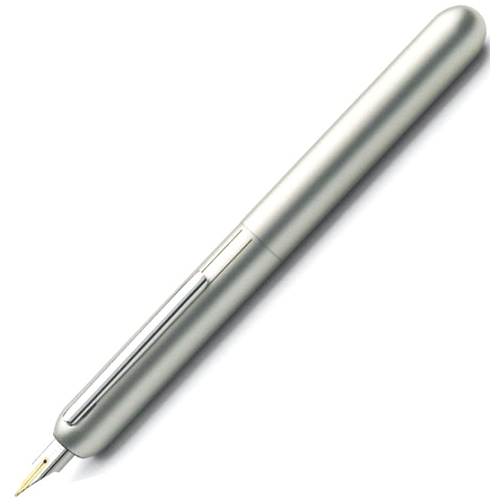 Lamy 074F Перьевая ручка Dialog 3, серебристый (Перо F)