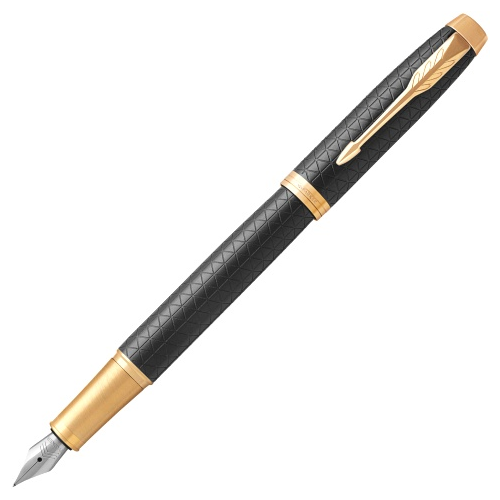 Parker 1931646 Перьевая ручка IM Premium F323, Black GT (Перо F)