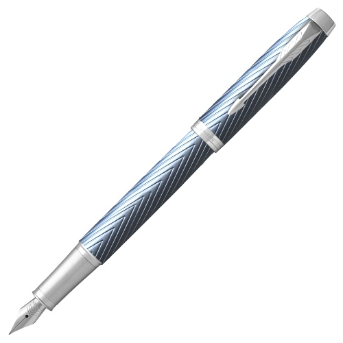 Parker 2143651 Ручка перьевая IM Premium F318, Blue Grey CT
