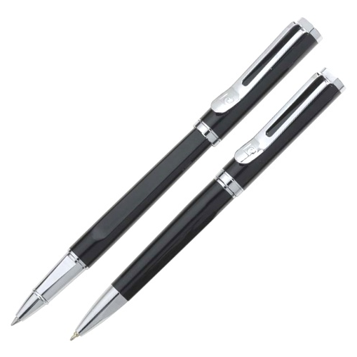 Pierre Cardin PC0829BP/RP Набор : ручка шариковая и роллер, Black