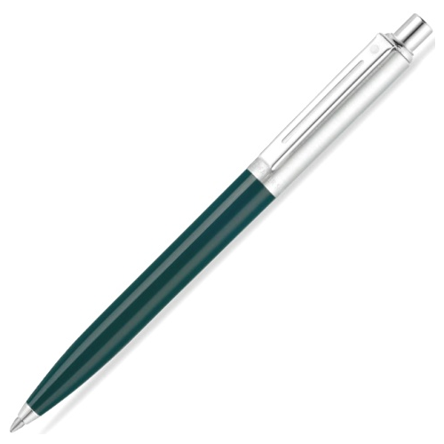 Sheaffer SB232151 Шариковая ручка Sentinel, Chrome Plated Cap Resin Green CT