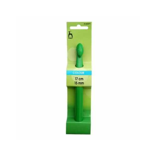 Инструмент для вязания PONY 44371/02 (44371) Крючок вязальный 15,00 мм/17 см, пластик, цветные