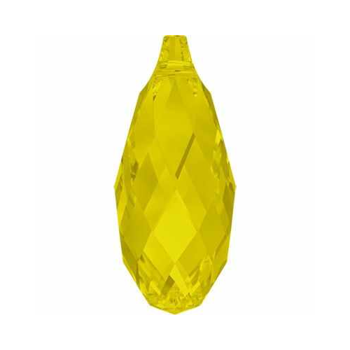 Кулон Swarovski 6010 Подвеска Crystal "Сваровски" 11х5,5 мм, желтый мат. (yellowopal 231)