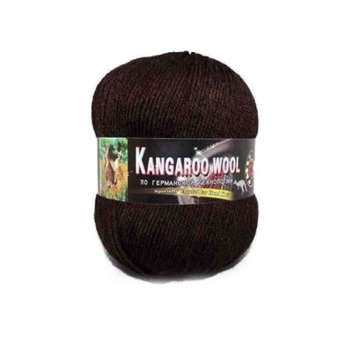 Пряжа Color City Пряжа Color City Kangaroo wool Цвет.2531 Темно коричневый