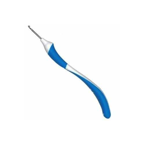 Инструмент для вязания ADDI 140-7/2-16 Крючок, вязальный с пластиковой ручкой, №2, 16 см