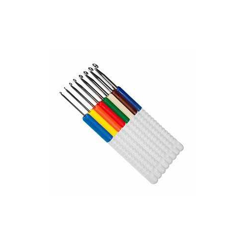 Инструмент для вязания ADDI 648-2 Набор крючков для вязания с пластиковой ручкой