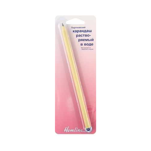 Маркер HEMLINE 299.GREY Портновский карандаш, растворяемый в воде, серый, для светлых тканей