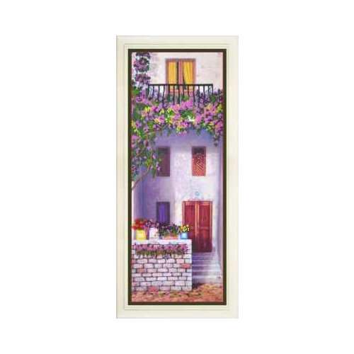 Набор для вышивания Картины бисером R-029 Цветущий балкон 2 - набор для вышивания