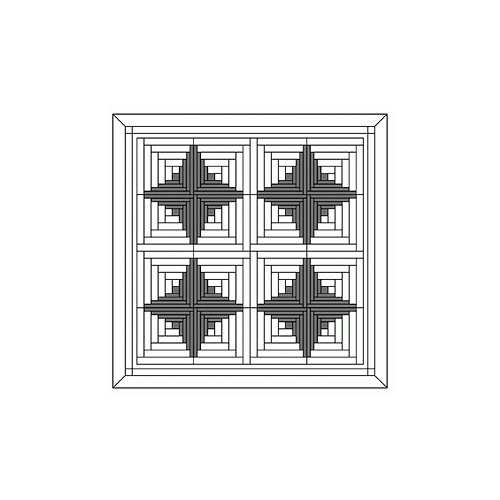 Инструменты для шитья Benartex 0010495 Ткань для шитья по основе "Сруб" (115*110 см)
