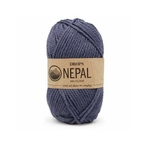 Пряжа DROPS Пряжа DROPS Nepal Цвет.6314 Denium blue/джинс