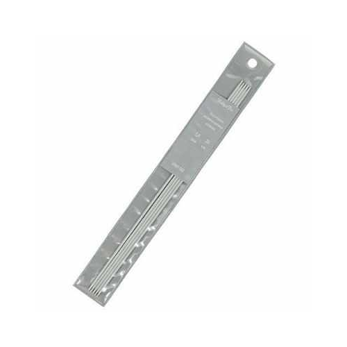 Инструмент для вязания Hobby&Pro 940535 Спицы носочные алюминиевые с покрытием 20 см, 3,5 мм