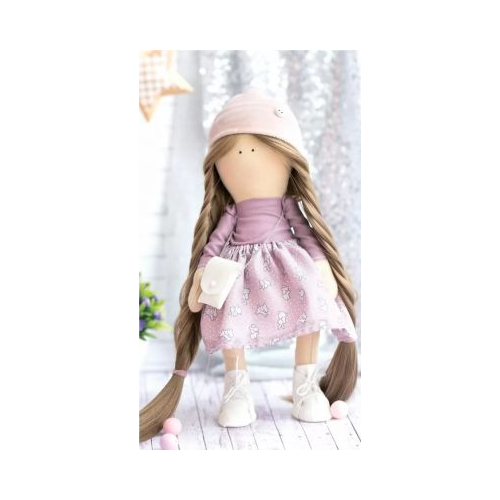 Набор для изготовления игрушки Арт Узор 2564784 Интерьерная кукла «Плюм», набор для шитья