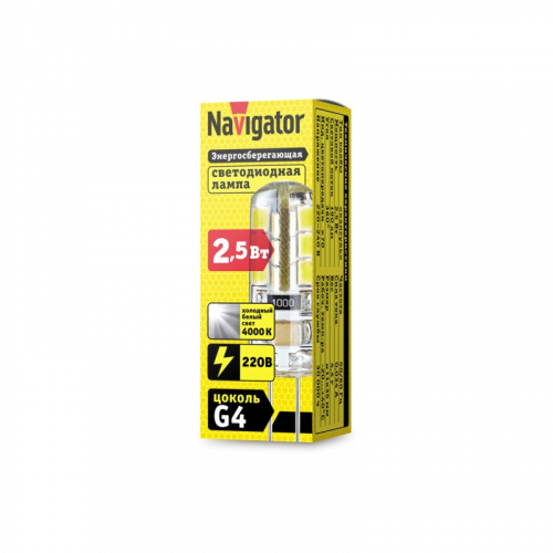 Светодиодная лампа G4 Navigator 71 359 NLL-S-G4-2.5-230-4K, цена за 1 шт