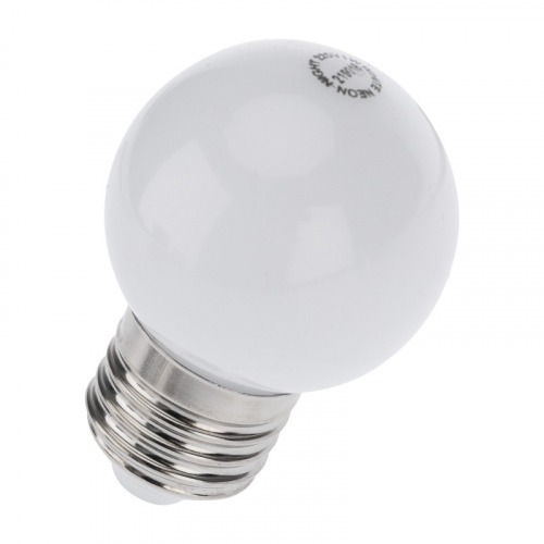 Лампа шар e27 5 LED Ø45мм - белая, цена за 1 шт