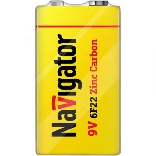 Элемент питания Navigator 94 762 NBT-NS-6F22-SH1, цена за 1 шт