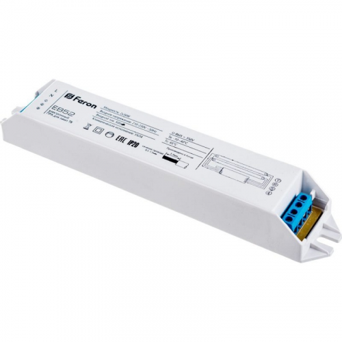 Аппарат пускорегулирующий электронный (балласт), 2*36W T8/G13 230V, EB52, цена за 1 шт