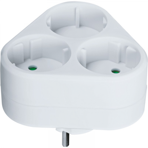 Разветвитель Navigator 94 694 NAD-S-3X-WH 3 гн. (треугольник) б/з, цена за 1 шт