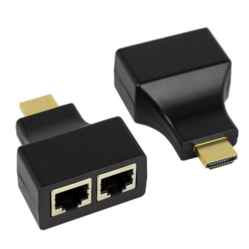 HDMI удлинитель по витой паре RJ-45(8P8C) до 30м (1080p) REXANT, цена за 1 упак