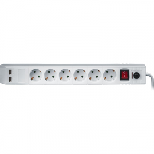 Сетевой фильтр Navigator 71 864 NSP-USB-06-180-ESC-3x1 сет фильтр, 6 гн 1.8м, цена за 1 шт