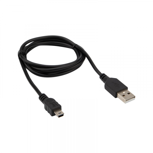 Кабель USB-A – mini USB, 1А, 1м, ПВХ, черный REXANT, цена за 1 шт