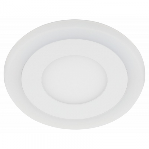 LED 3-6 BL LED 3-6 BL Светильник ЭРА светодиодный круглый c cиней подсветкой LED 6W 220V 4000K, цена за 1 шт