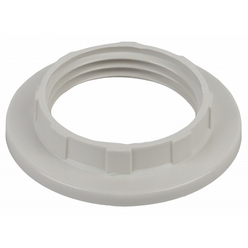 ACS KLC-E14-PLA-WH Кольцо для патрона ЭРА E14 пластик, белое, цена за 1 шт