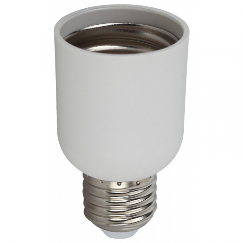 ACS PRH-E27/E40-PLA-WH Переходник ЭРА E27-E40 пластиковый белый, цена за 1 шт