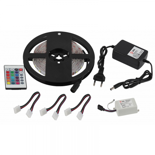 5050kit-14,4-60-12-IP20-RGB-5m ЭРА Комплект светодиодной ленты 5050kit-14,4-60-12-IP20-RGB-5m, цена за 1 шт