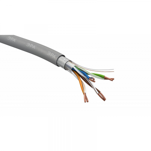 FL-4-PVC Кабель витая пара ЭРА SIMPLE F/UTP 4x2x24AWG Cat5e CU PVC 305 м, цена за 1 шт
