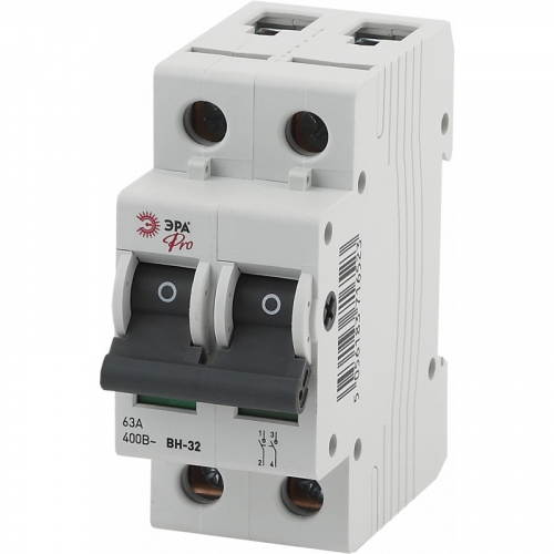 NO-902-88 Выключатель нагрузки ЭРА PRO NO-902-88 ВН-32 2P 63A, цена за 1 шт