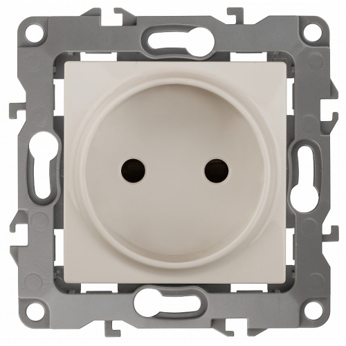 12-2105-02 12-2105-02 ЭРА Розетка 2P, 16A-250В, IP20, Эра12, слоновая кость, цена за 1 шт