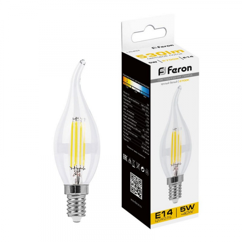 Лампа светодиодная, (5W) 230V E14 2700K, LB-59, цена за 1 шт