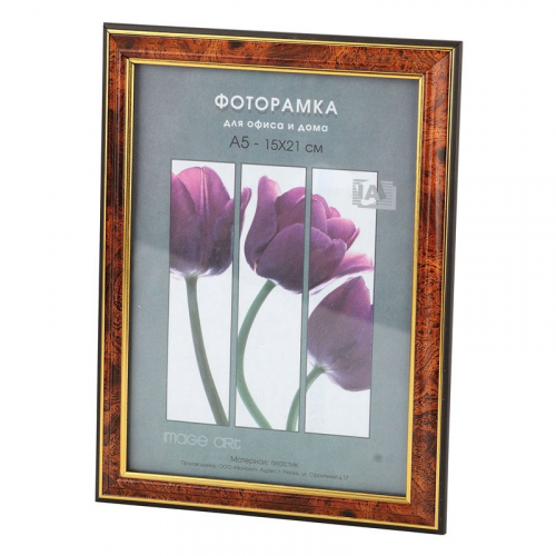 0 Фоторамка Interior Office 2 серия 282/21х30 темный орех пластиковая, цена за 1 шт
