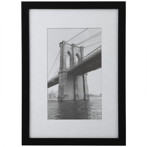 Фоторамка Image Art 501 13х18 пластиковая со стеклом чёрная, цена за 1 шт