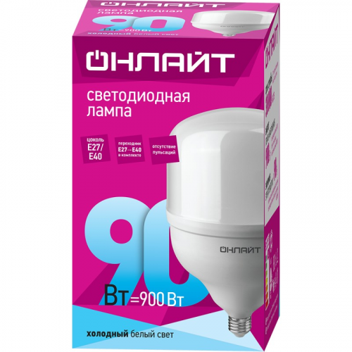 Лампа ОНЛАЙТ 82 908 OLL-T160-90-230-840-E27E40, цена за 1 шт