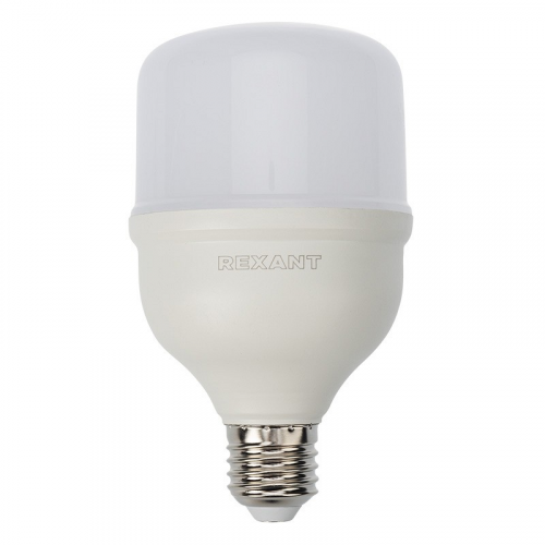 Лампа светодиодная высокомощная 30Вт E27 (+переходник E40) 2850Лм 6500K REXANT, цена за 1 шт