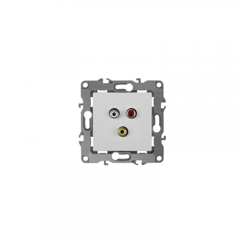 12-3113-01 12-3113-01 ЭРА Розетка RCA, IP20, Эра12, белый, цена за 1 шт