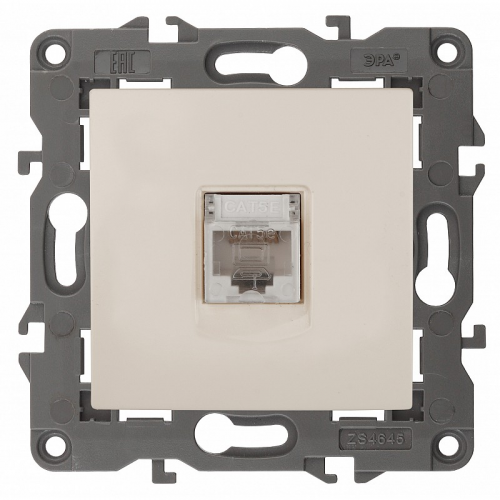 14-3107-02 14-3107-02 ЭРА Розетка RJ45, IP20, сл.кость, цена за 1 шт