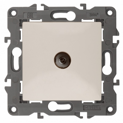 14-3102-02 14-3102-02 ЭРА Розетка TV проходная, IP20, Эра Elegance, сл.кость, цена за 1 шт