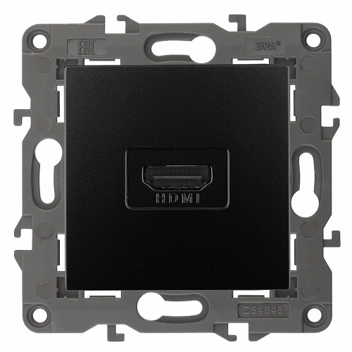 14-3114-05 14-3114-05 ЭРА Розетка HDMI, IP20, Эра Elegance, антрацит, цена за 1 шт