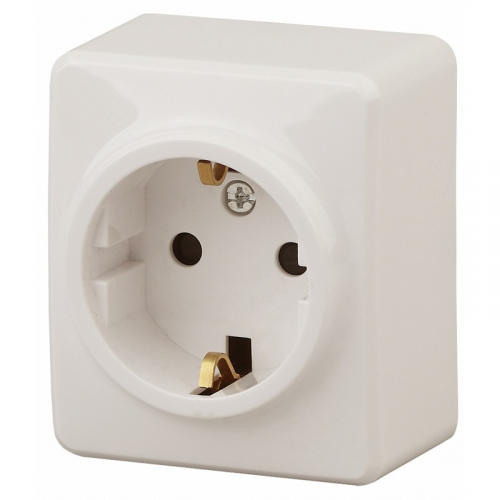 11-2203-02 11-2203-02 ЭРА Розетка 2P+E Schuko, 16A-250В, IP20, ОУ, Эра Эксперт, сл.кость, цена за 1 шт